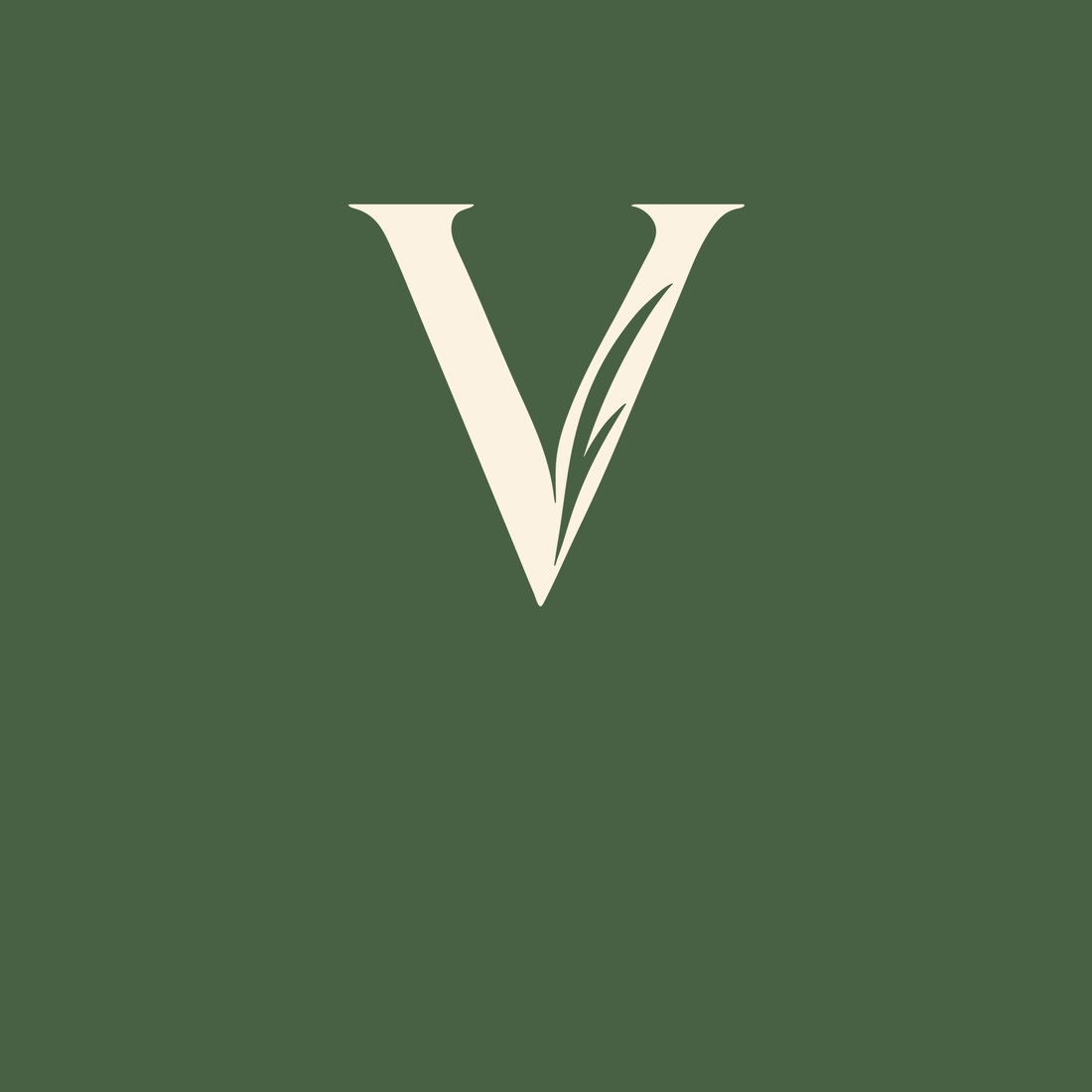 Vetiveria V monogram