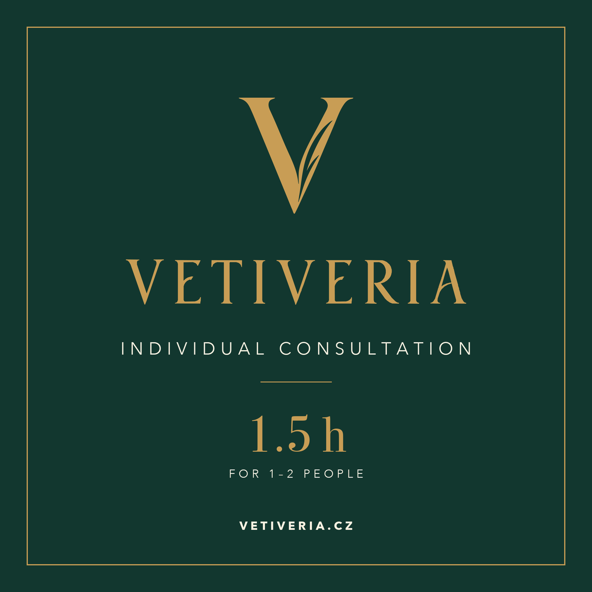 Vetiveria Individual Perfume Consultation – 1.5 h for 1–2 people